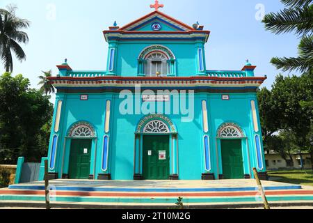 Église notre-Dame des douleurs- Bhoborpara, Mujibnagar, Meherpur Banque D'Images