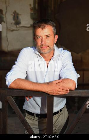 Italie, Pompéi, près de Naples, Gabriel Zuchtriegel, Directeur du Parc archéologique de Pompéi photo © Sandro Michahelles/Sintesi/Alamy stock photo Banque D'Images