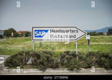 SAP Deutschland se Zentrale , Hasso-Plattner-Ring, Walldorf, Baden-Württemberg, Deutschland *** SAP Germany se Headquarters , Hasso Plattner Ring, Walldorf, Baden Württemberg, Allemagne Banque D'Images