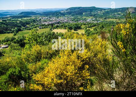 Saint Julien Chapteuil en haute Loire en France Banque D'Images