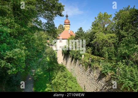 Segringer Tor, Turm, Stadtmauer, Oberer Mauerweg, Altstadt, Dinkelsbühl, Franken, Bayern, Deutschland *** porte Segringer, tour, mur de la ville, chemin du mur supérieur, vieille ville, Dinkelsbühl, Franconie, Bavière, Allemagne crédit : Imago/Alamy Live News Banque D'Images