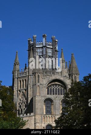 tour octogonale centrale, cathédrale d'ely Banque D'Images