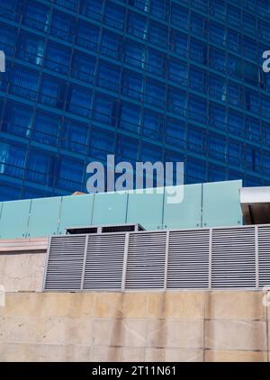 Photographie abstraite de bâtiment, Cape Town. Banque D'Images