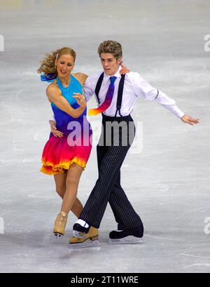 Championnats du monde de patinage artistique, Dortmund Allemagne , du 22 au 28 mars 2004, danse sur glace — Sinead KERR / John KERR / GBR Banque D'Images