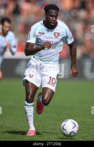 Monza, Italie. 08 octobre 2023. U-Power Stadium, 08.10.23 Boulaye Dia (10 US Salernitana) lors du match de Serie A entre AC Monza et US Salernitana au U-Power Stadium à Monza, Italia Soccer (Cristiano Mazzi/SPP) crédit : SPP Sport Press photo. /Alamy Live News Banque D'Images