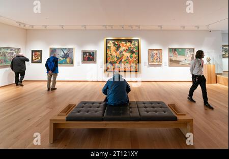 Intérieur de la nouvelle aile de la Scottish National Gallery qui a ouvert ses portes en septembre 2023 à Édimbourg, Écosse, Royaume-Uni Banque D'Images