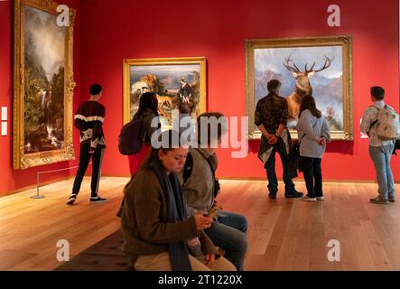 Intérieur de la nouvelle aile de la Scottish National Gallery qui a ouvert ses portes en septembre 2023 à Édimbourg, Écosse, Royaume-Uni Banque D'Images