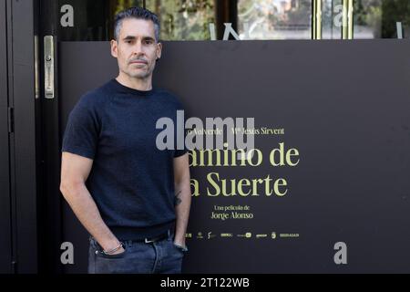 Madrid, Espagne. 10 octobre 2023. Jorge Alonso assiste au Camino de la Suerte Photocall à Madrid. (Photo de Nacho Lopez/SOPA Images/Sipa USA) crédit : SIPA USA/Alamy Live News Banque D'Images