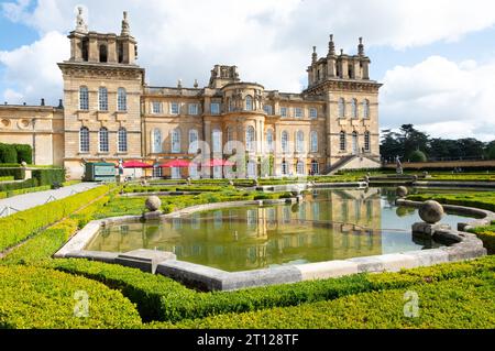 Le Palais de Blenheim, Woodstock, Oxfordshire, Angleterre Banque D'Images