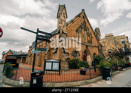 North Berwick, royaume-uni - septembre 1 2023 l'église abbatiale. Photo de haute qualité Banque D'Images