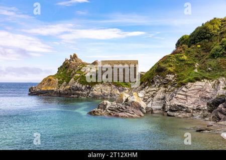 Sept 2023 Polperro Banque D'Images