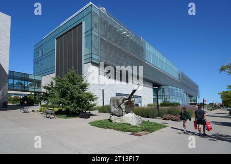 Brock University, un campus de banlieue avec des bâtiments modernes en Ontario, Canada Banque D'Images