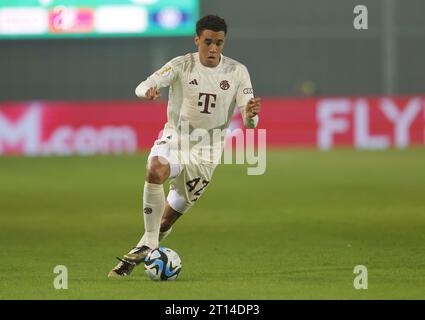 Muenster, Deutschland. 26 septembre 2023. Firo : 09/26/2023 football : football : DFB Cup 1e tour principal SC Preussen Preussen SCP Muenster Munster - FC Bayern Munich Muenchen 0:4 action individuelle Jamal Musiala SCP/dpa/Alamy Live News Banque D'Images