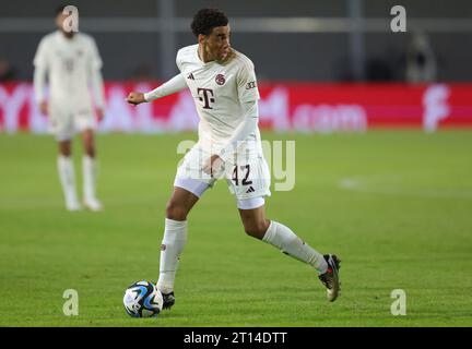 Muenster, Deutschland. 26 septembre 2023. Firo : 09/26/2023 football : football : DFB Cup 1e tour principal SC Preussen Preussen SCP Muenster Munster - FC Bayern Munich Muenchen 0:4 action individuelle Jamal Musiala SCP/dpa/Alamy Live News Banque D'Images