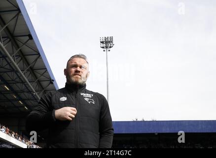 Photo du dossier datée du 18-04-2022 de Wayne Rooney qui a été annoncé comme nouveau directeur de Birmingham City. Date de publication : mercredi 11 octobre 2023. Banque D'Images