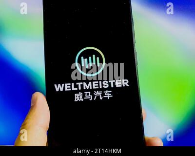 SUQIAN, CHINE - 11 OCTOBRE 2023 - photo illustration WELTMEISTER, ville de Suqian, province du Jiangsu, Chine, 11 octobre, 2023. Banque D'Images