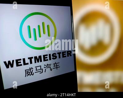 SUQIAN, CHINE - 11 OCTOBRE 2023 - photo illustration WELTMEISTER, ville de Suqian, province du Jiangsu, Chine, 11 octobre, 2023. Banque D'Images