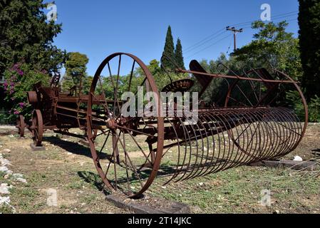 Old rusty machines agricoles Banque D'Images