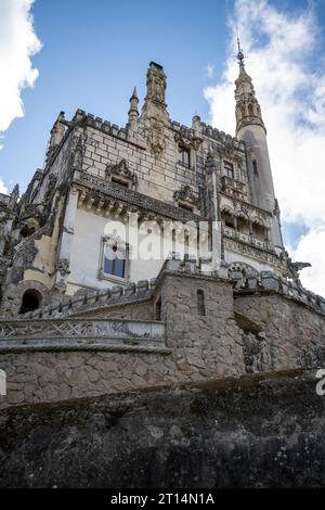 Quinta da Regaleira Palace, Sintra, Portugal Sintra est une ville et une municipalité dans la région du Grand Lisbonne au Portugal, Une destination touristique importante f Banque D'Images