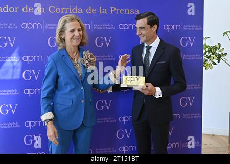 Madrid, Espagne. 11 octobre 2023. Infante Elena de Borbon lors de la remise du prix ''Oreja de Oro'' à Madrid 11 octobre 2023 crédit : CORDON PRESSE/Alamy Live News Banque D'Images