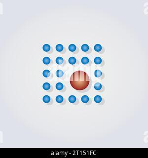 Icône pour logo Design Finance Immobilier et gestion d'actifs graphique flèche Trading Private Equity Banking Vector Illustration de Vecteur