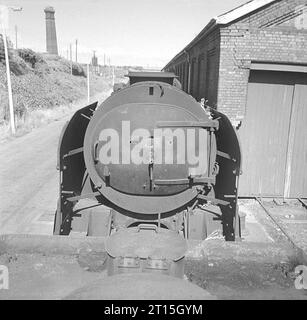 92029 à Barry ferraille yard et Loco. 24 juillet 1966. Banque D'Images