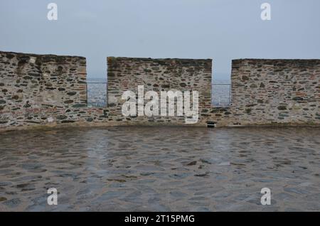 Les murs de Thessalonique, Grèce Banque D'Images