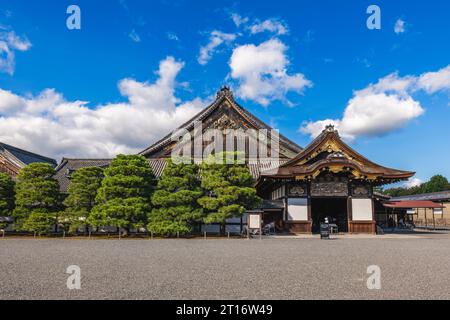 Salle principale du palais Ninomaru au château de Nijo situé à Kyoto, Japon Banque D'Images