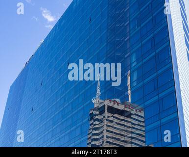 Cape Town photographie abstraite d'un bâtiment moderne. Banque D'Images