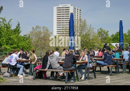 Zentralmensa, Johannes Gutenberg-Universität, Staudinger Weg, Campus Saarstraße, Mayence, Rheinland-Pfalz, Deutschland Banque D'Images