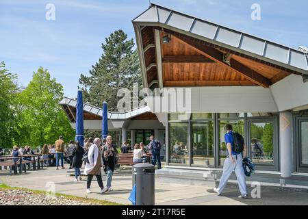 Zentralmensa, Johannes Gutenberg-Universität, Staudinger Weg, Campus Saarstraße, Mayence, Rheinland-Pfalz, Deutschland Banque D'Images