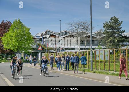 Zentralmensa, Johannes Gutenberg-Universität, Staudinger Weg, Campus Saarstraße, Mayence, Rheinland-Pfalz, Deutschland Banque D'Images