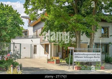 JVA des offenen Vollzuges, Niederneuendorfer Allee, Hakenfelde, Spandau, Berlin, Deutschland *** Légende locale *** , Berlin, Deutschland Banque D'Images