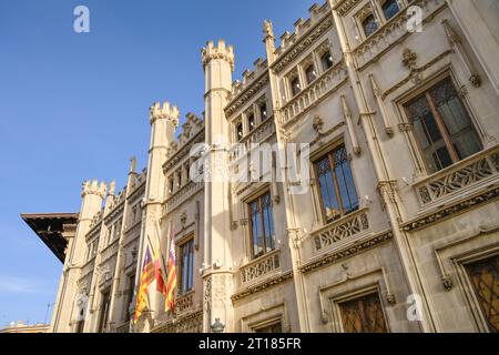 Rathaus Ajuntament de Palma, Placa de Cort, Palma, Majorque, Espagnol Banque D'Images