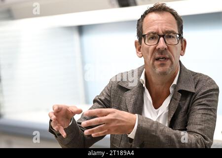 Zaventem, Belgique. 12 octobre 2023. André Schmidtgall, PDG d’IKEA Belgique, photographié lors de la présentation des résultats de l’année d’Ikea Belgique, au magasin Ikea Zaventem, jeudi 12 octobre 2023. La chaîne suédoise de magasins de meubles Ikea compte huit magasins en Belgique. BELGA PHOTO DIRK WAEM crédit : Belga News Agency/Alamy Live News Banque D'Images