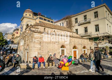 Kirche von Pantanassa, Monastiraki-Platz, Athen, Griechenland Banque D'Images