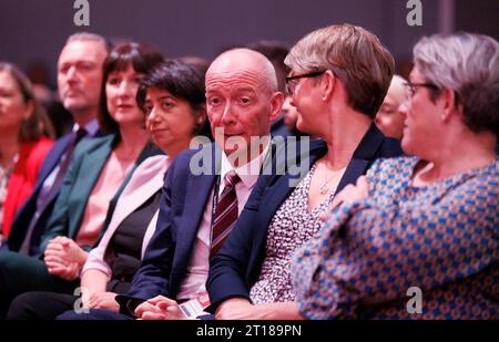 Pat McFadden, chancelier fantôme du duché de Lancaster, ministre fantôme du Cabinet, à la conférence du Parti travailliste à Liverpool. Banque D'Images