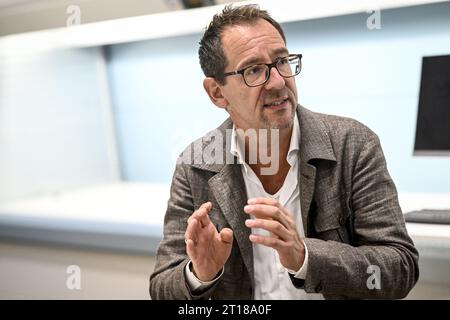 Zaventem, Belgique. 12 octobre 2023. André Schmidtgall, PDG d’IKEA Belgique, photographié lors de la présentation des résultats de l’année d’Ikea Belgique, au magasin Ikea Zaventem, jeudi 12 octobre 2023. La chaîne suédoise de magasins de meubles Ikea compte huit magasins en Belgique. BELGA PHOTO DIRK WAEM crédit : Belga News Agency/Alamy Live News Banque D'Images