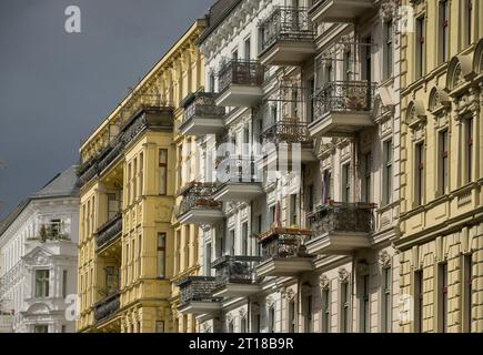 Altbauten, Fidicintraße, Kreuzberg, Berlin, Deutschland *** Légende locale *** , Berlin, Deutschland Banque D'Images