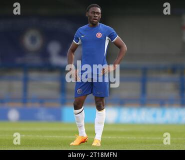 Alex Matos de Chelsea U21. - Chelsea U21 contre Blackburn Rovers U21, Premier League 2, The Cherry Red Records Stadium, Kingston upon Thames, Londres, Royaume-Uni - 11 août 2023. Usage éditorial uniquement - des restrictions DataCo s'appliquent Banque D'Images