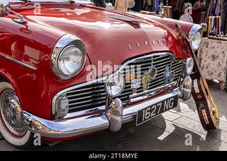 1959 Ford Zephyr Mk2, London Classic car Boot sale, King's Cross, Londres, Royaume-Uni Banque D'Images