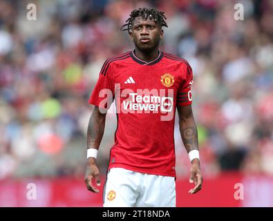 Fred de Manchester United. - Manchester United v Lyon, pré-saison amicale, Murrayfields Stadium, Édimbourg, Écosse, Royaume-Uni - 19 juillet 2023. Usage éditorial uniquement - des restrictions DataCo s'appliquent. Banque D'Images