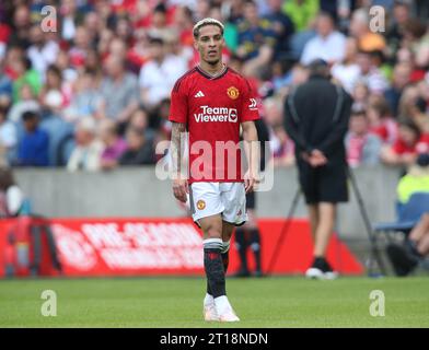 Antony de Manchester United. - Manchester United v Lyon, pré-saison amicale, Murrayfields Stadium, Édimbourg, Écosse, Royaume-Uni - 19 juillet 2023. Usage éditorial uniquement - des restrictions DataCo s'appliquent. Banque D'Images