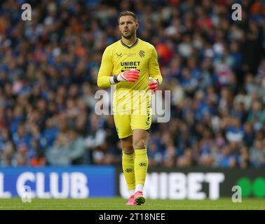 Jack Butland des Rangers. - Rangers v Newcastle United, pré-saison amicale, Ibrox Stadium, Glasgow, Écosse, Royaume-Uni - 18 juillet 2023. Usage éditorial uniquement - des restrictions DataCo s'appliquent. Banque D'Images