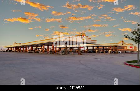 Temple, Texas - 21 septembre 2023 : Buc-EE's est une chaîne populaire de magasins et de stations-service basée au Texas Banque D'Images