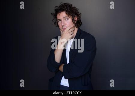 Vincent Lacoste pose lors du 71e Festival International du film de San Sebastian à l’Hôtel Maria Cristina à Donostia/San Sebastian. (Photo de Nacho Lopez/SOPA Images/Sipa USA) crédit : SIPA USA/Alamy Live News Banque D'Images