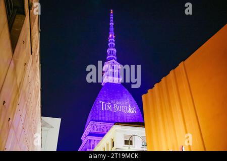 Turin, Italie. 11 octobre 2023. Inauguration de l'exposition World of Tim Burton au Musée National du Cinéma le 11 octobre 2023 à Milan, Italie (photo Alessandro Bremec/NurPhoto) crédit : NurPhoto SRL/Alamy Live News Banque D'Images