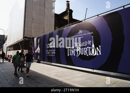 Turin, Italie. 11 octobre 2023. Inauguration de l'exposition World of Tim Burton au Musée National du Cinéma le 11 octobre 2023 à Milan, Italie (photo Alessandro Bremec/NurPhoto) crédit : NurPhoto SRL/Alamy Live News Banque D'Images