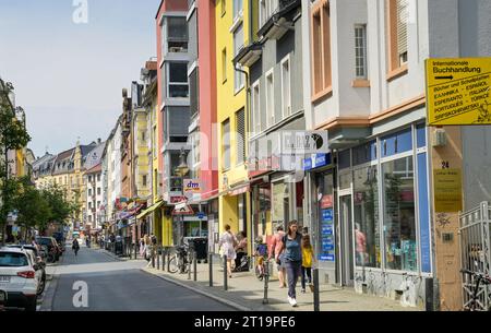 Särenszene, Passanten, Leipziger Straße, Bockenheim, Francfort-sur-le-main, Hessen, Allemagne Banque D'Images