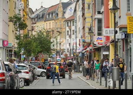 Särenszene, Passanten, Leipziger Straße, Bockenheim, Francfort-sur-le-main, Hessen, Allemagne Banque D'Images